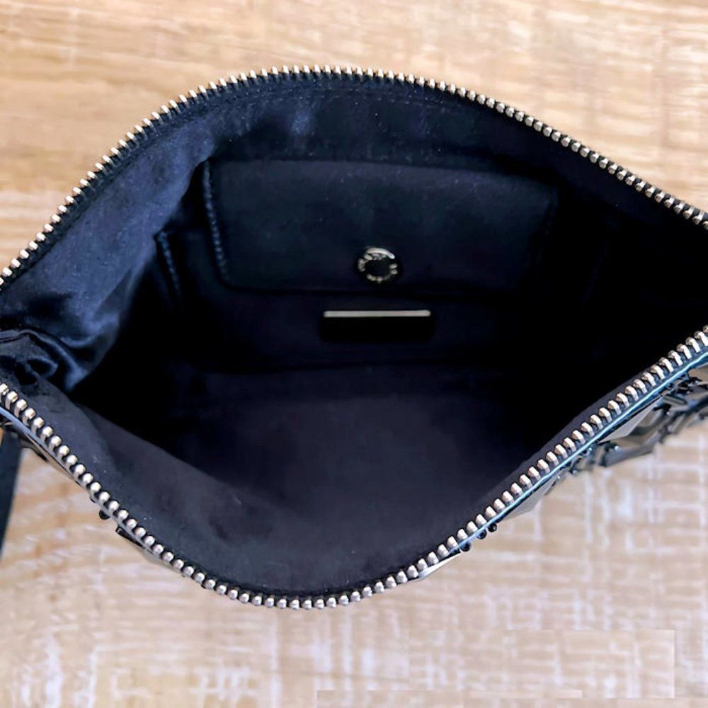 Vintage PRADA Art Deco Beaded Satin Clutch - Picture 4 of 10